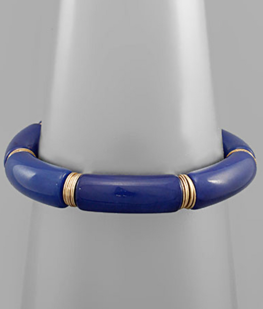 Acrylic Bamboo Bracelet